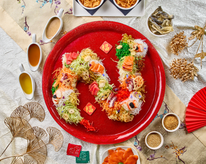 Tablescape Seafood Yu Sheng 皇府赐福齐，金跎迎新