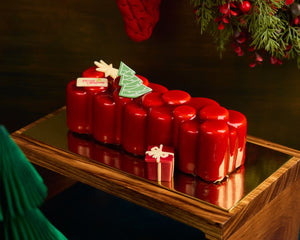 Ruby Velvet Log Cake (1KG)